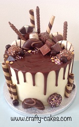 Buttercream chocolate Drip cake